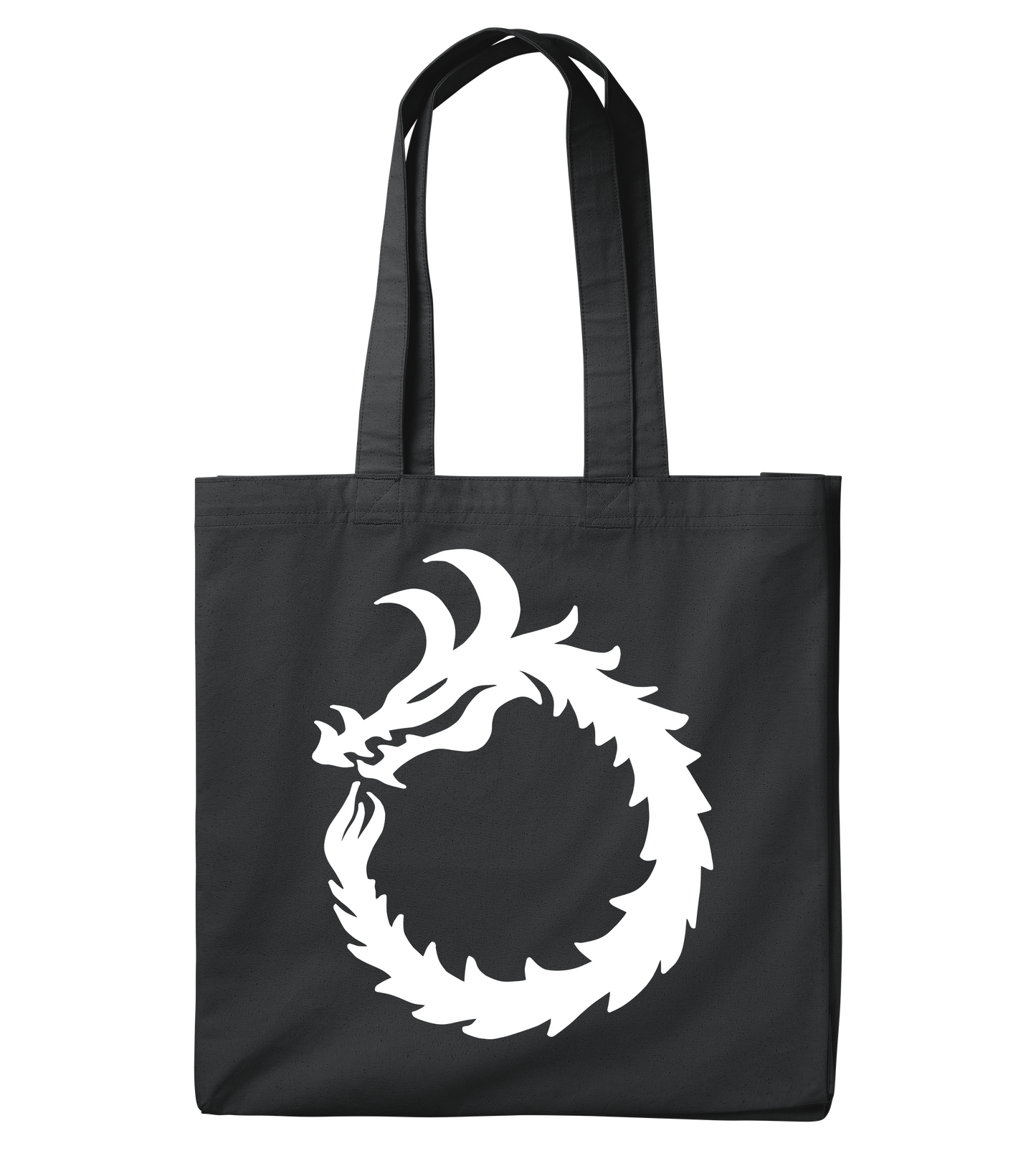 Large Canvas Tote Bag - Dragon